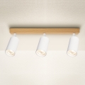 Brilagi - Spotlampa SELE 3xGU10/30W/230V vit/ekdekor