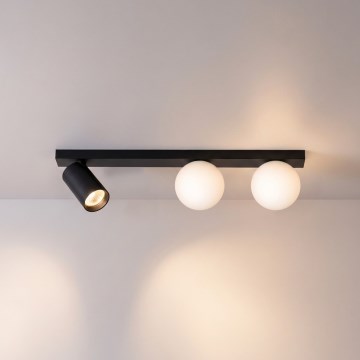 Brilagi - Spotlampa SELE BALL 1xGU10/30W/230V + 2xG9/10W svart