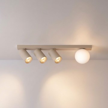 Brilagi - Spotlampa SELE BALL 3xGU10/30W/230V + 1xG9/10W beige