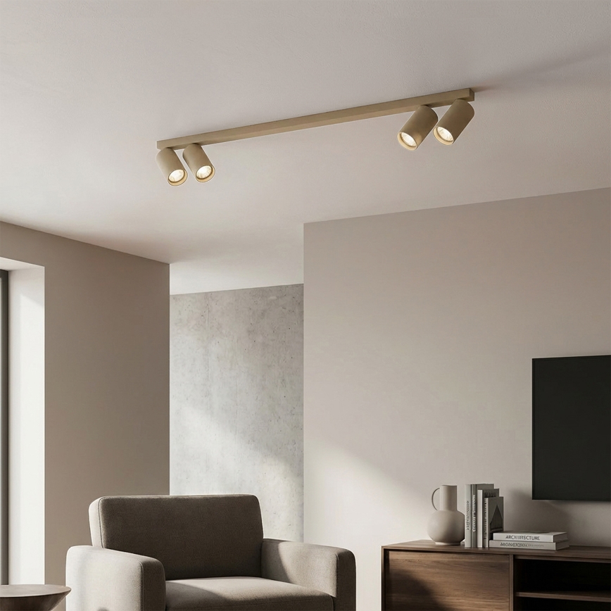 Brilagi - Spotlampa SELE LONG 4xGU10/30W/230V beige