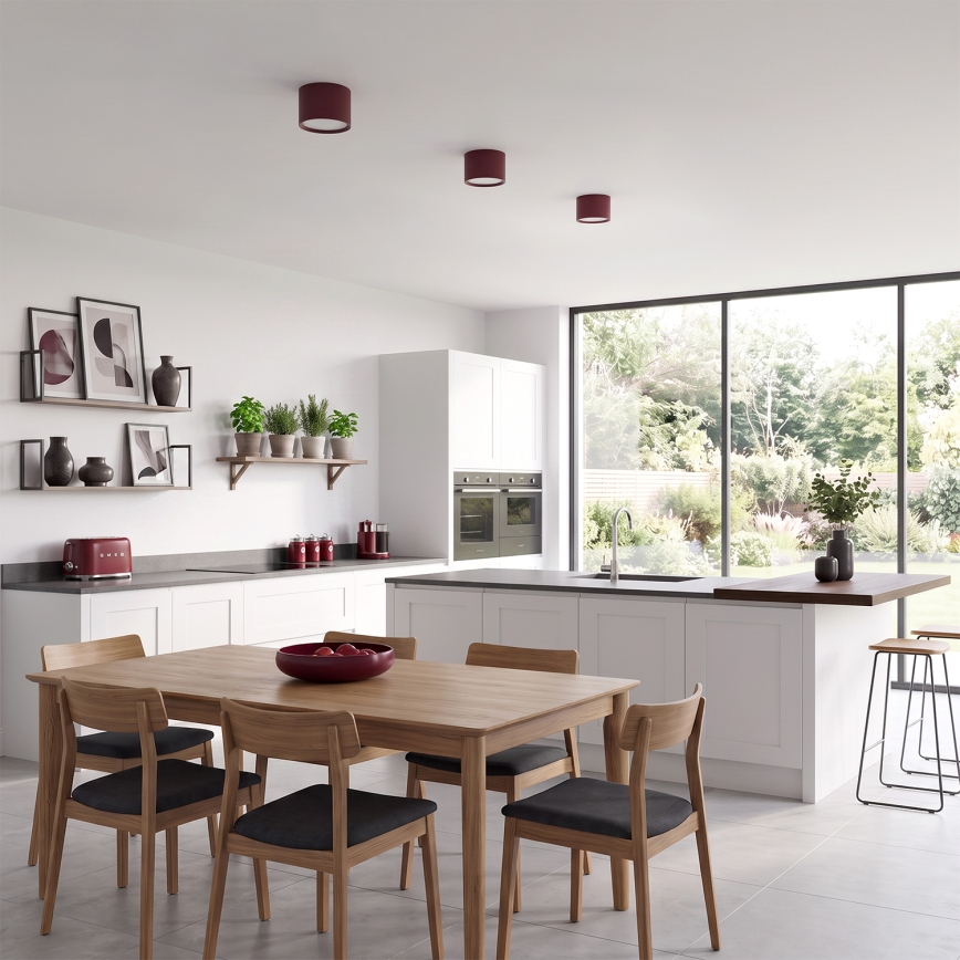 BRILAGI - Spotlampa SMOOTH 1xGX53/15W/230V 60x82 mm bordeaux