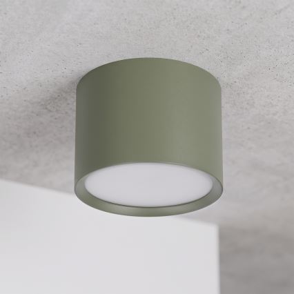 BRILAGI - Spotlampa SMOOTH 1xGX53/15W/230V 60x82 mm mörkgrön