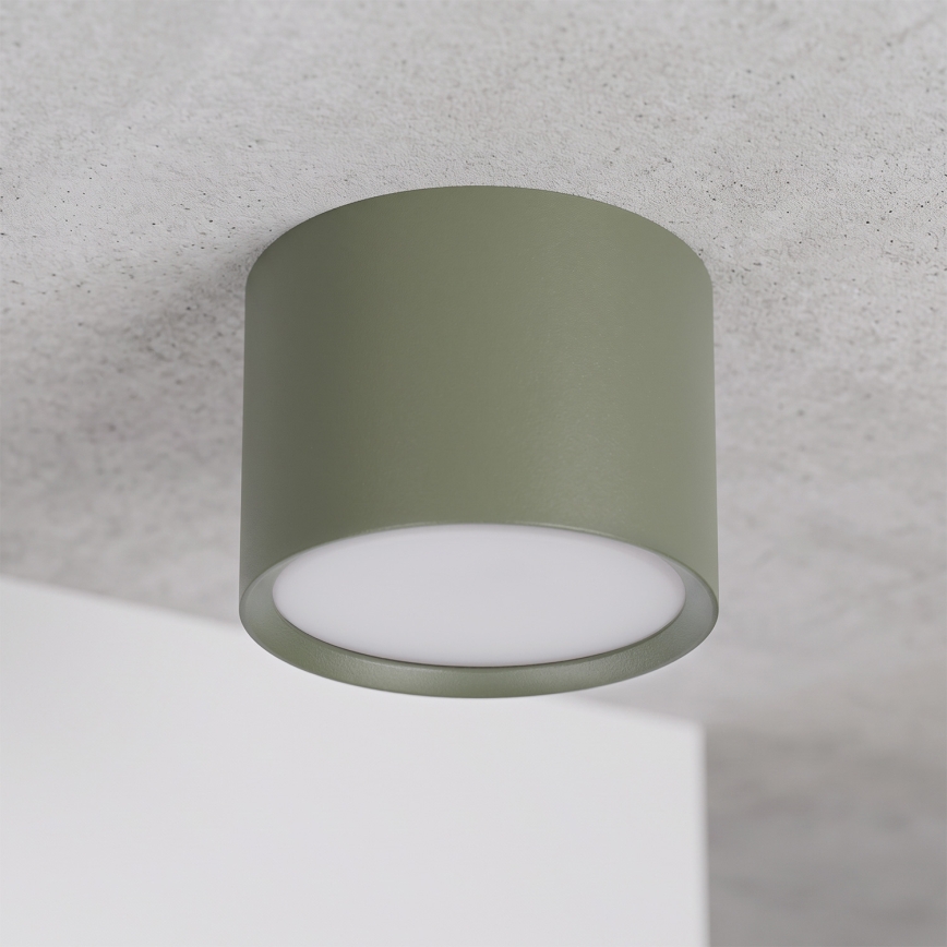 BRILAGI - Spotlampa SMOOTH 1xGX53/15W/230V 60x82 mm mörkgrön