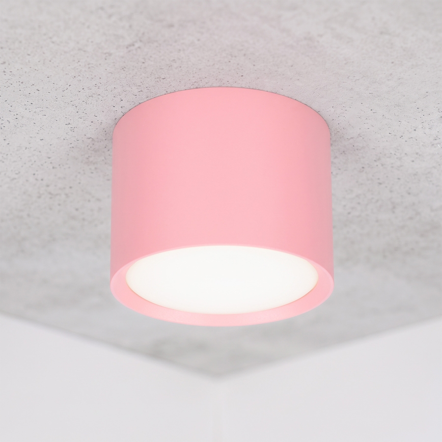 BRILAGI - Spotlampa SMOOTH 1xGX53/15W/230V 60x82 mm rosa
