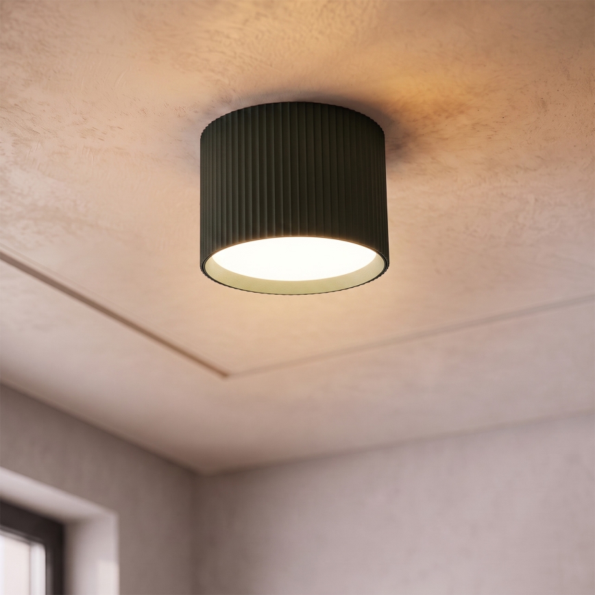 BRILAGI - Spotlampa STRIPY 1xGX53/15W/230V 60x82 mm mörkgrön