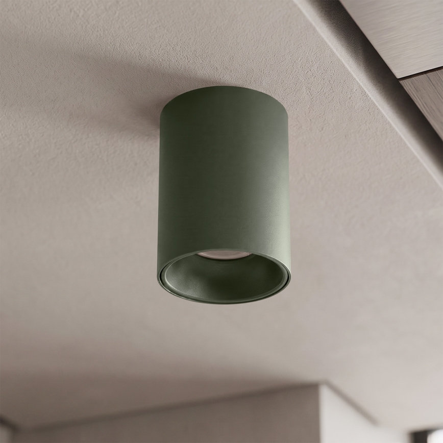 BRILAGI - Spotlampa TRINE 1xGU10/30W/230V mörkgrön