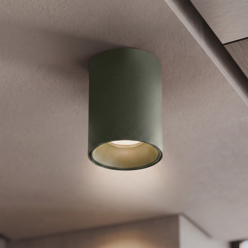 BRILAGI - Spotlampa TRINE 1xGU10/30W/230V mörkgrön