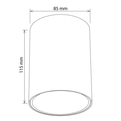 BRILAGI - Spotlampa TRINE 1xGU10/30W/230V rosa