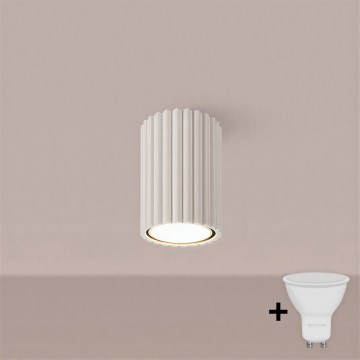 Brilagi - Spotlight CRESTO 1xGU10/10W/230V 10 cm grädde