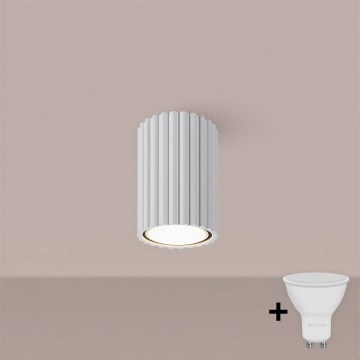 Brilagi - Spotlight CRESTO 1xGU10/10W/230V 10 cm vit