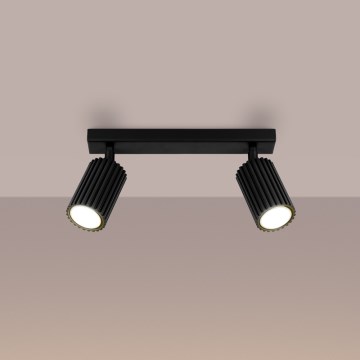 Brilagi - Spotlight CRESTO 2xGU10/10W/230V svart