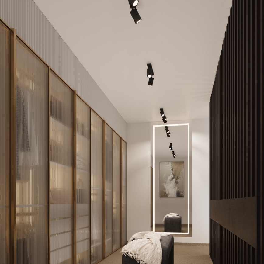 Brilagi - Spotlight CRESTO 2xGU10/10W/230V svart