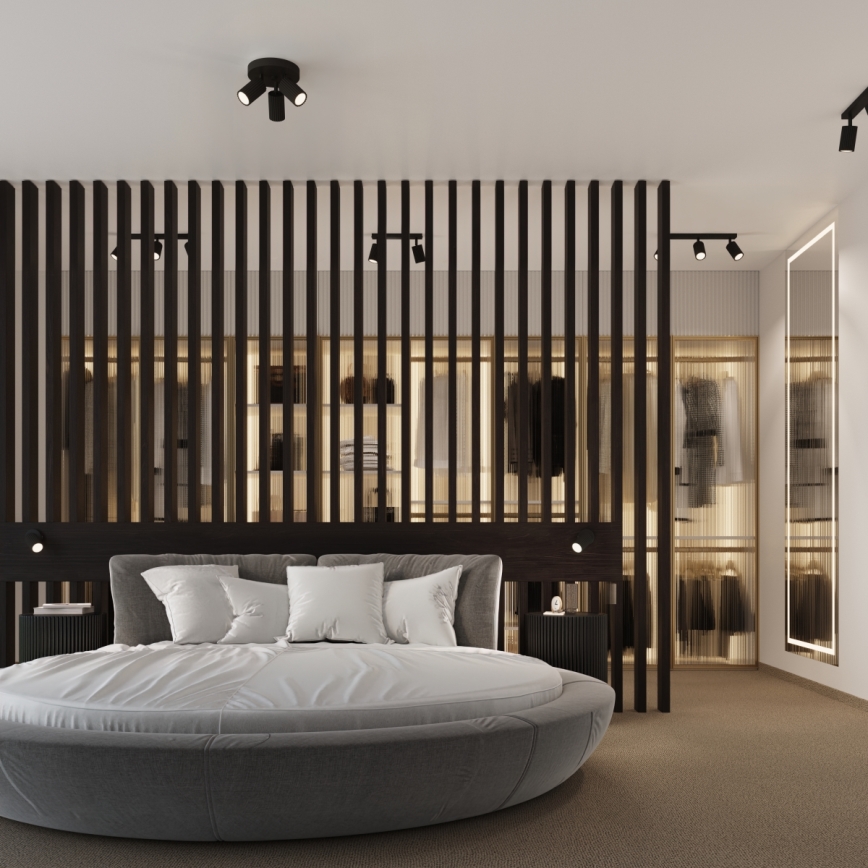 Brilagi - Spotlight CRESTO 2xGU10/10W/230V svart