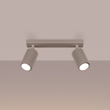 Brilagi - Spotlight CRESTO 2xGU10/10W/230V taupe