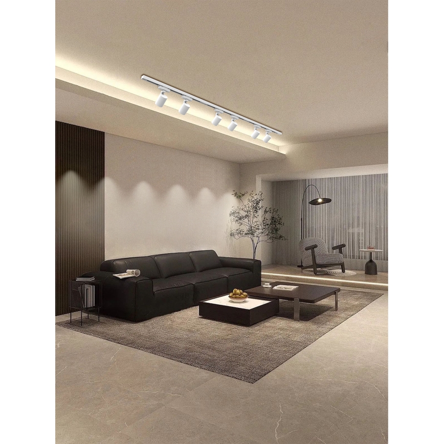 Brilagi - Spotlight för skensystem HUSKY 6xGU10/10W/230V vit