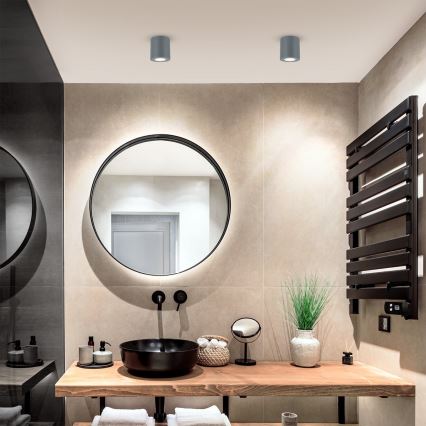 Brilagi - Spotlight för utomhusbruk MIA 1xGU10/30W/230V 84x80 mm antracit IP54