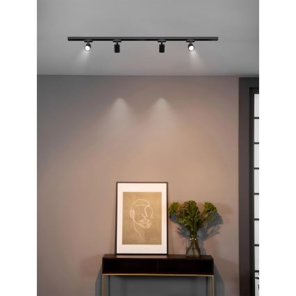 Brilagi - Spotlight i skensystem HUSKY 4xGU10/10W/230V svart