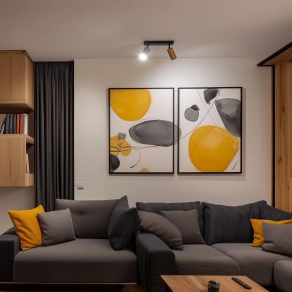 Brilagi - Spotlight SELE 2xGU10/30W/230V svart/ekdekor