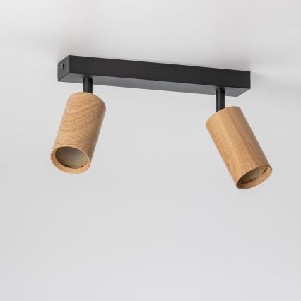 Brilagi - Spotlight SELE 2xGU10/30W/230V svart/ekdekor