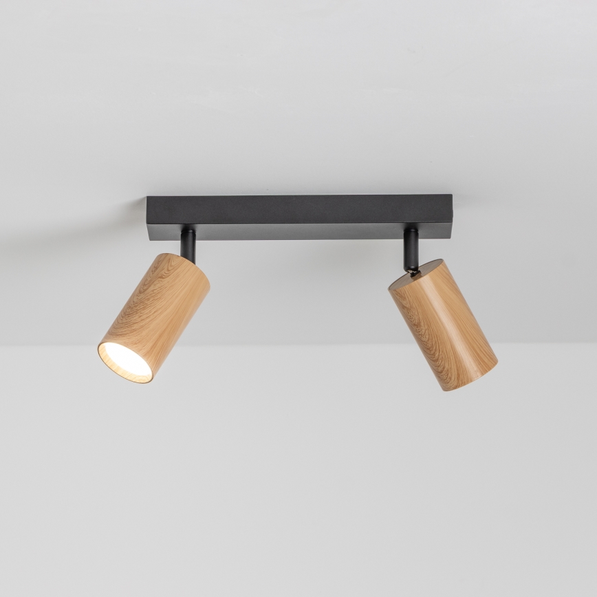 Brilagi - Spotlight SELE 2xGU10/30W/230V svart/ekdekor