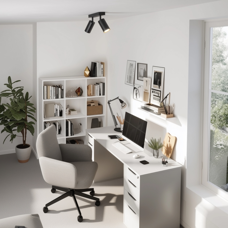 Brilagi - Spotlight SELE 2xGU10/30W/230V svart/guld