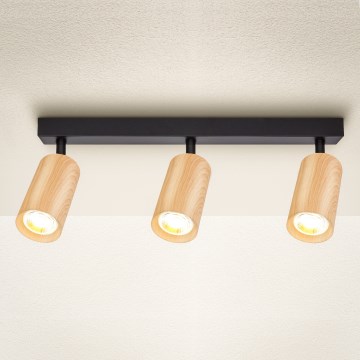 Brilagi - Spotlight SELE 3xGU10/30W/230V svart/ekdekor