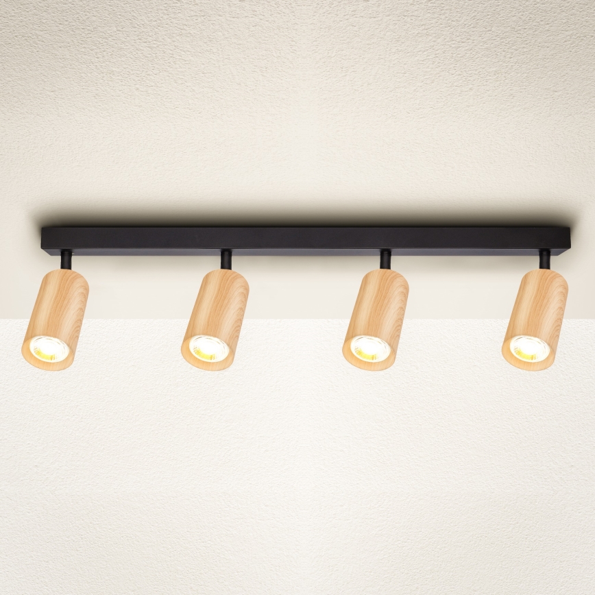 Brilagi - Spotlight SELE 4xGU10/30W/230V svart/ekdekor