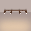 Brilagi - Spottarmatur CRESTO 4xGU10/10W/230V brun