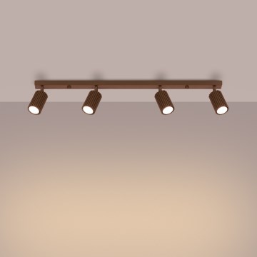 Brilagi - Spottarmatur CRESTO 4xGU10/10W/230V brun