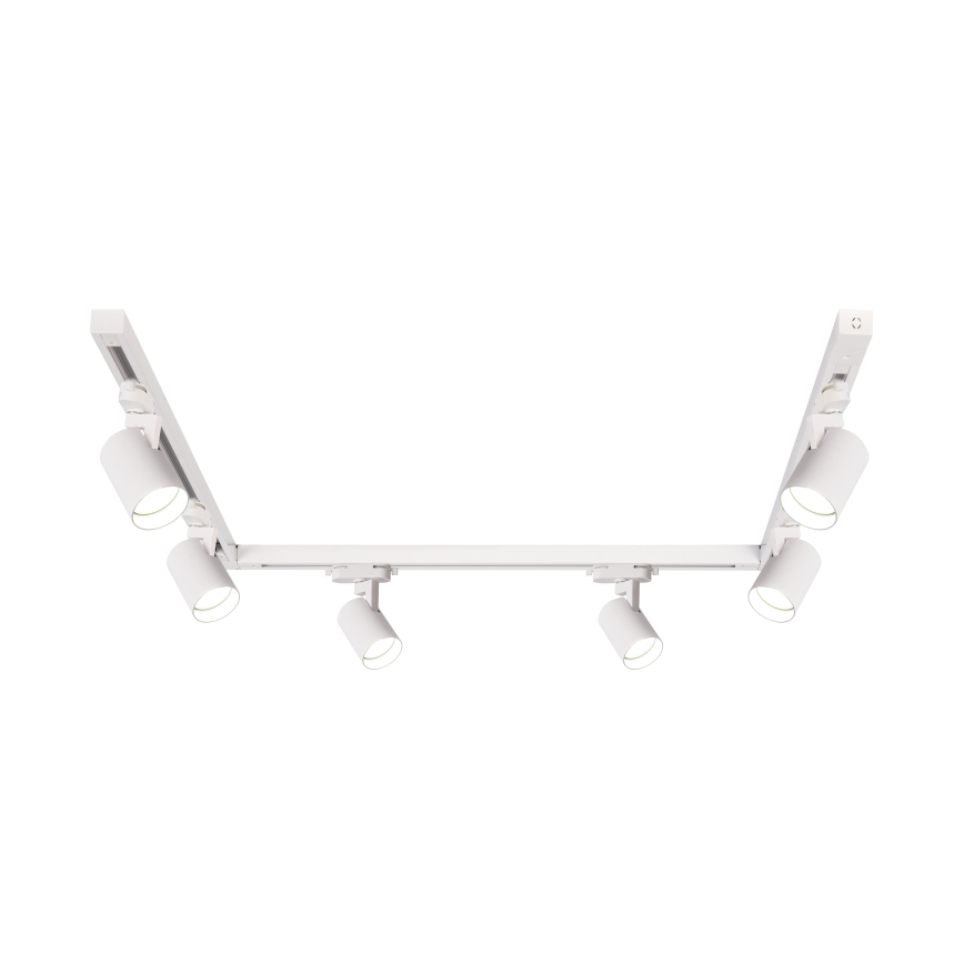 Brilagi - Spottarmatur för skensystem HUSKY 6xGU10/10W/230V vit