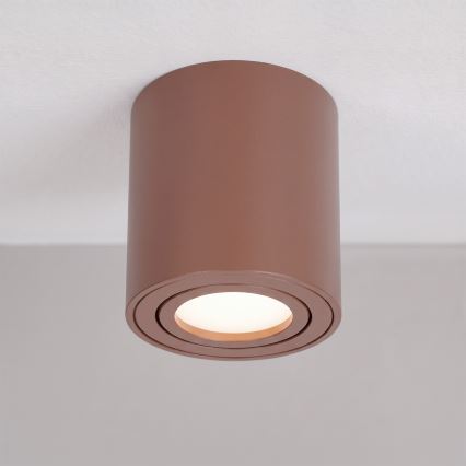 BRILAGI - Spottlampa MIA 1xGU10/30W/230V 84x80 mm brun