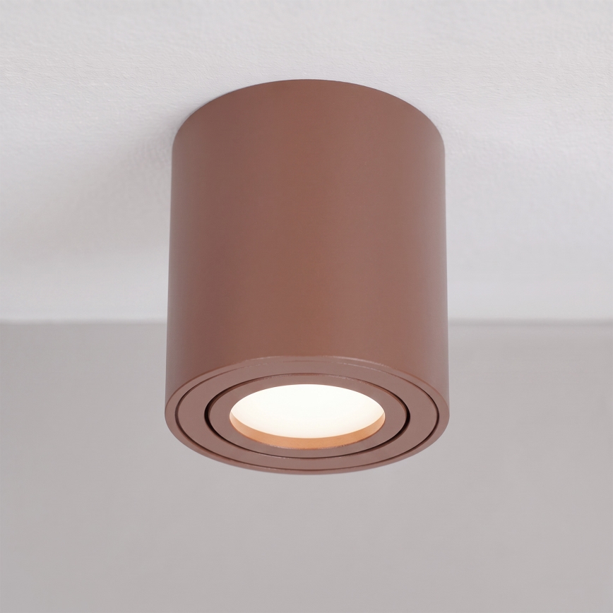 BRILAGI - Spottlampa MIA 1xGU10/30W/230V 84x80 mm brun