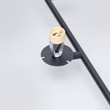 Brilagi - Stångmonterad taklampa BRANCH 3xGU10/30W/230V svart