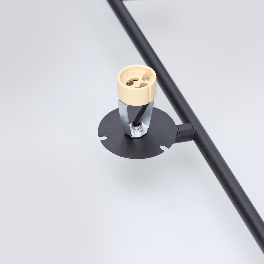 Brilagi - Stångmonterad taklampa BRANCH 3xGU10/30W/230V svart