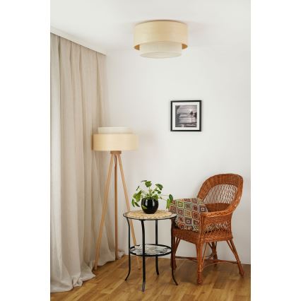 Brilagi - Taklampa ARIZONA BOHO 1xE27/15W/230V Ø 45 cm beige