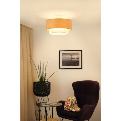 Brilagi - Taklampa ARIZONA BOHO 1xE27/15W/230V Ø 45 cm beige