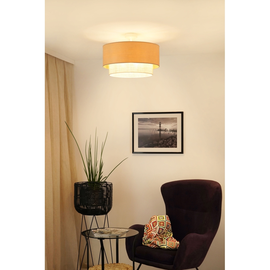 Brilagi - Taklampa ARIZONA BOHO 1xE27/15W/230V Ø 45 cm beige