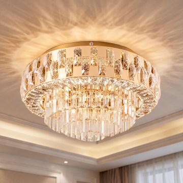 BRILAGI - Taklampa AURELIA 5xE14/40W/230V Ø 50 cm guld