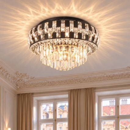 BRILAGI - Taklampa AURELIA 5xE14/40W/230V Ø 50 cm svart