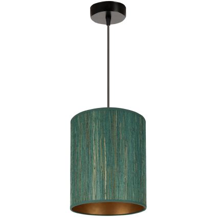 Brilagi - Taklampa BOSTON ROLLER 1xE27/15W/230V Ø 21 cm halm grön/guld