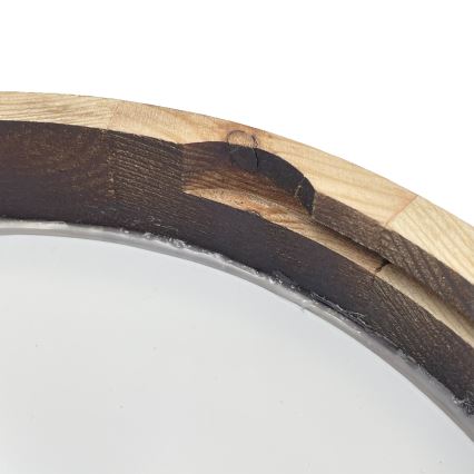 Brilagi - Taklampa CARVALHO SLIM SMOKEY 1xE27/60W/230V ek, diam. 27,5 cm