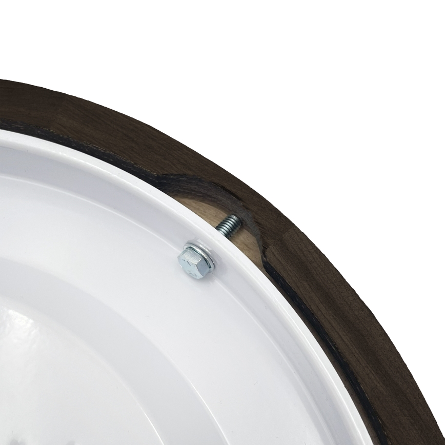 Brilagi - Taklampa CARVALHO SMOKEY 1xE27/60W/230V, ek, Ø 27,5 cm