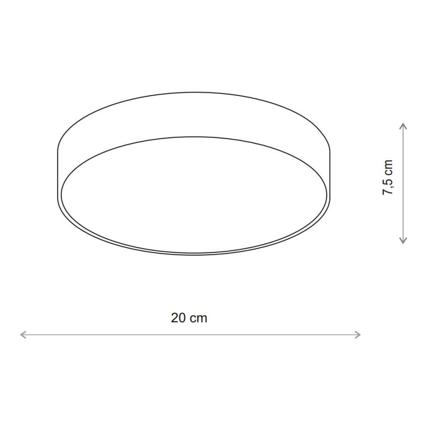 Brilagi - Taklampa CLARE 1xE27/40W/230V diameter 20 cm beige