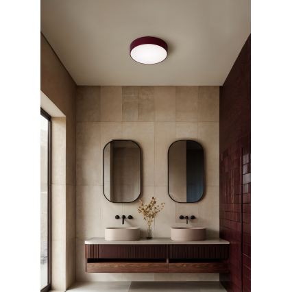 Brilagi - Taklampa CLARE 2xE27/40W/230V Ø 30 cm bordeaux