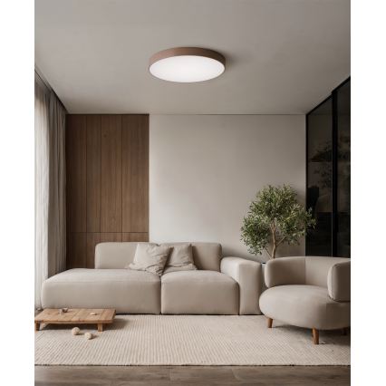 Brilagi - Taklampa CLARE 4xE27/40W/230V Ø 50 cm brun