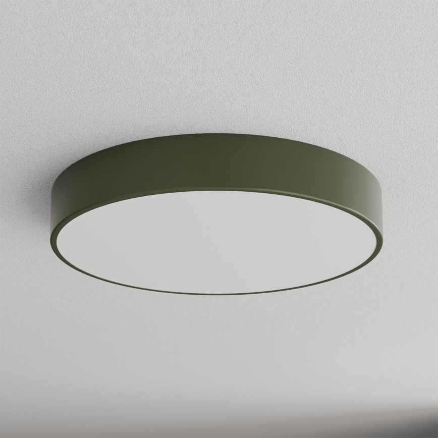 Brilagi - Taklampa CLARE 4xE27/40W/230V Ø 50 cm khakigrön
