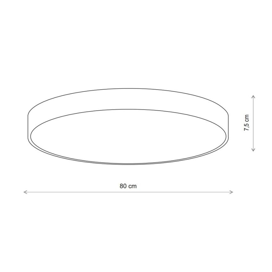 Brilagi - Taklampa CLARE 6xE27/24W/230V diameter 80 cm beige