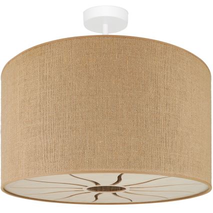 Brilagi - Taklampa COUNTRY ROLLER 1xE27/15W/230V Ø 45 cm beige