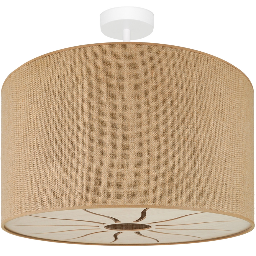 Brilagi - Taklampa COUNTRY ROLLER 1xE27/15W/230V Ø 45 cm beige