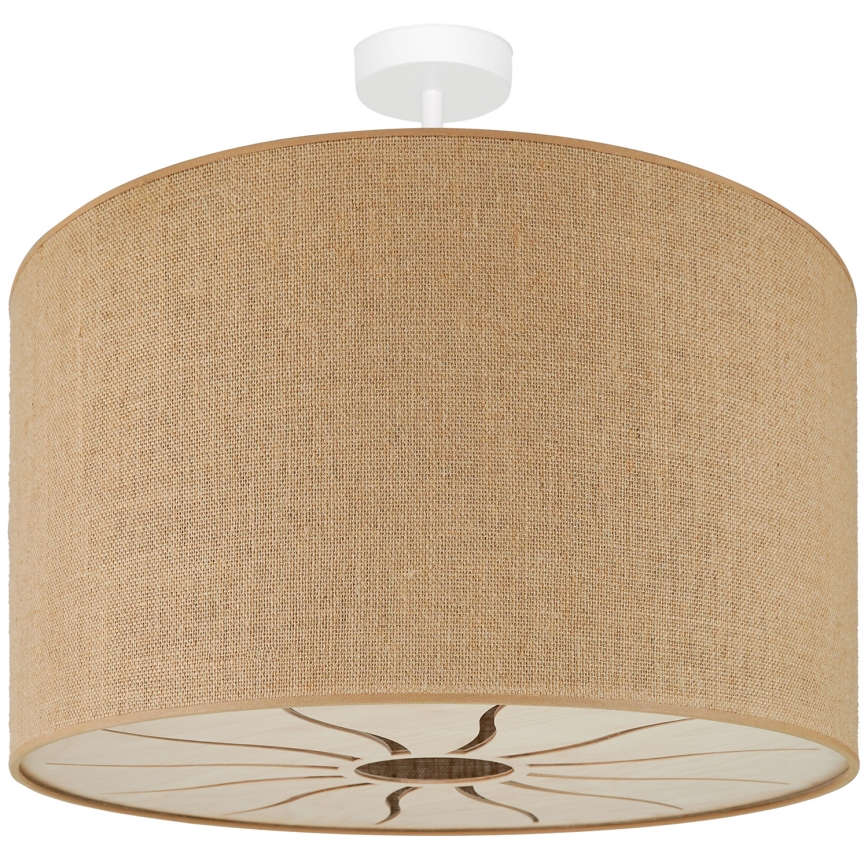 Brilagi - Taklampa COUNTRY ROLLER 1xE27/15W/230V Ø 50 cm beige